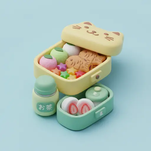 School lunch bento image