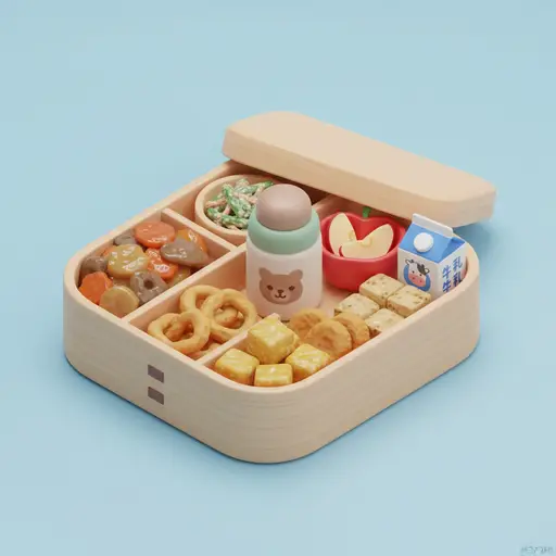 School lunch bento image