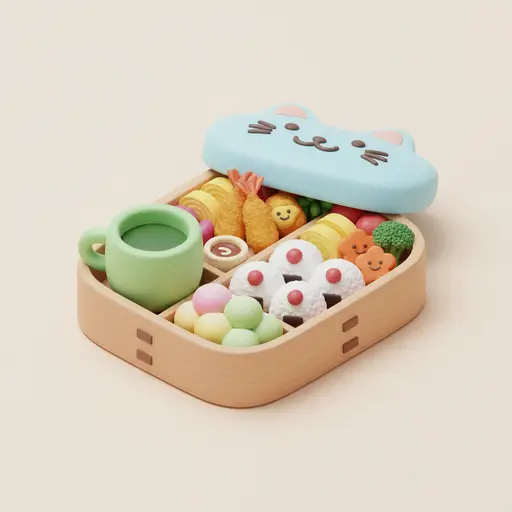 School lunch bento image