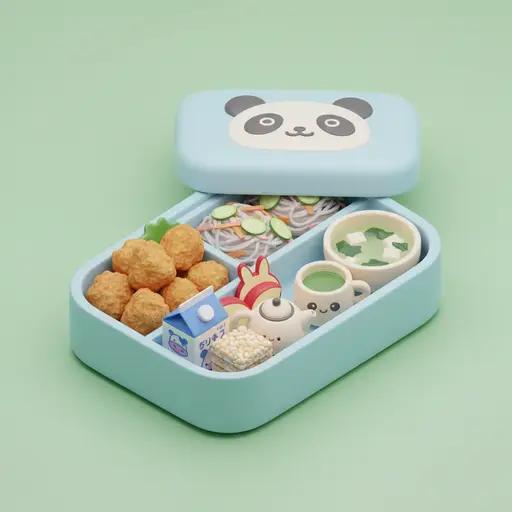 School lunch bento image
