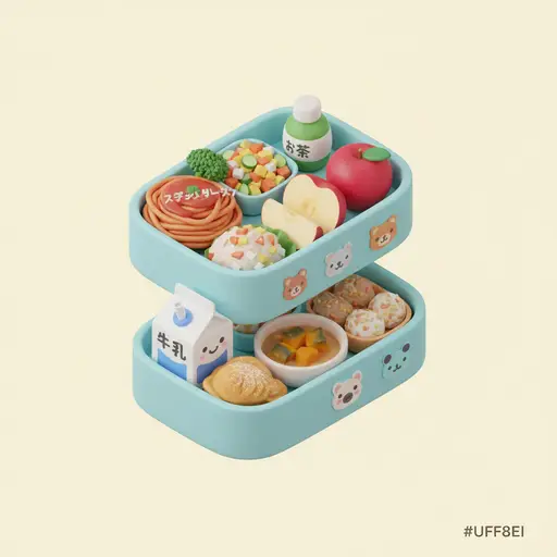 School lunch bento image