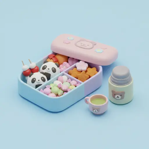 School lunch bento image