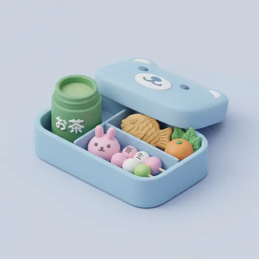 School lunch bento image