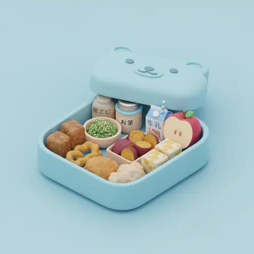 School lunch bento image